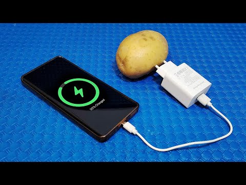 How to generate free electricity from potato (charge your phone simply) | Simple Tips