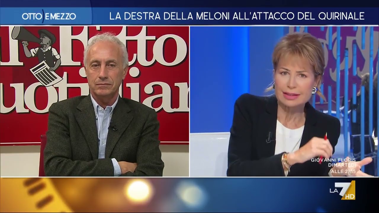 Articolo La Verità, Travaglio: "Garofani ex PD, inopportuno per un consigliere del Quirinale, ...