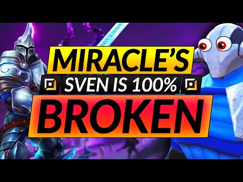 Why Miracle's SVEN is 100% BROKEN - FASTEST FARMING CARRY Tips - Dota 2 Guide
