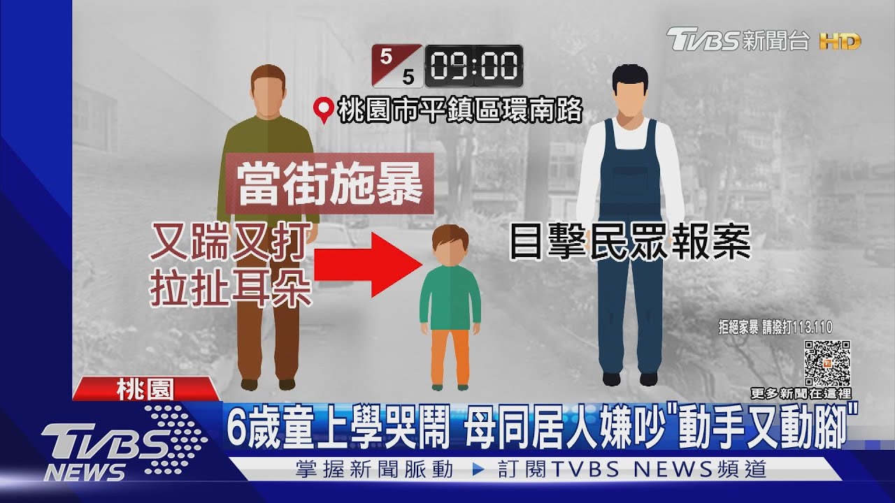 男童遭母同居人「當街毆打」　目擊者急報案