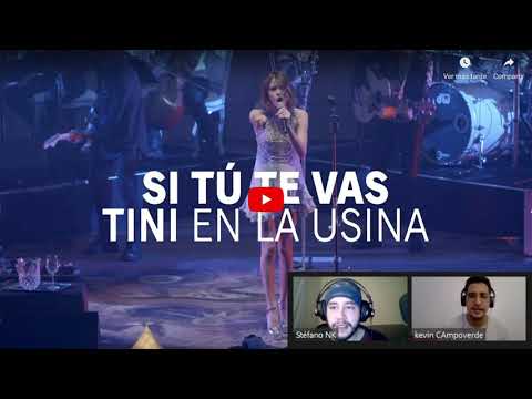 la peor REACCION  a Si Tú Te Vas - LA SEMANA DE LA USINA #TiniEnLaUsina | TINI