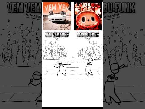 VEM VEM FUNK Vs LABUBU FUNK 💀 #shorts #shortsfeed
