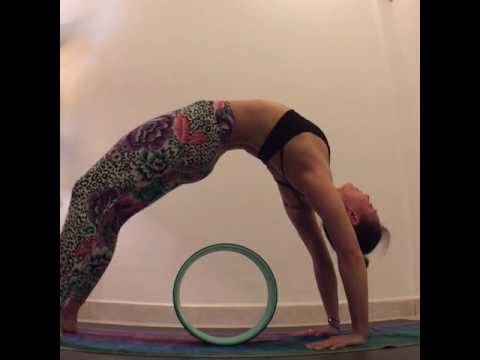 Denise Keller demonstrates how to use the Dharma Wheel