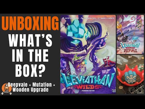 Leviathan Wilds + Deepvale Expansion – Unboxing & Wooden Component Overview + Mutation Pack