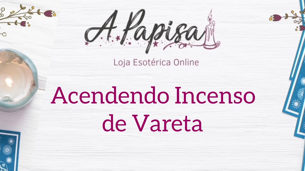 Como acender incenso de vareta