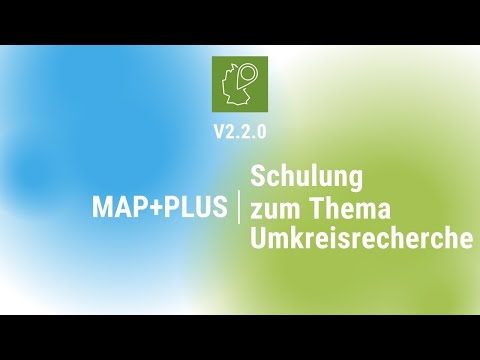 Schulung zum Thema Umkreisrecherche in MAP+PLUS