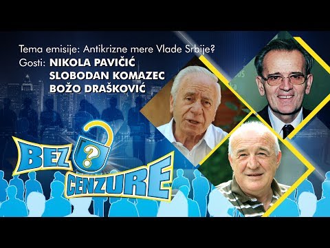 BEZ CENZURE - Nikola Pavičić, prof. dr Slobodan Komazec i prof. dr Božo Drašković