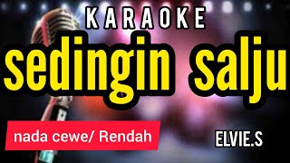 Download lagu Karaoke SEDINGIN SALJU lirik jalan nada CEWE mp3