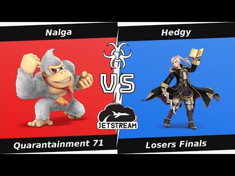 Quarantainment 71 Losers Finals - Nalga (Donkey Kong) Vs Hedgy (Robin) - SSBU