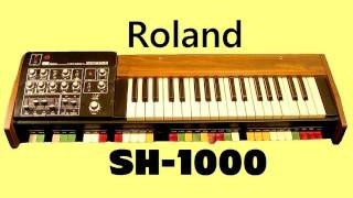 Video thumbnail for ROLAND SH-1000 Analog Synthesizer 1973 | HQ DEMO by AnalogAudio1