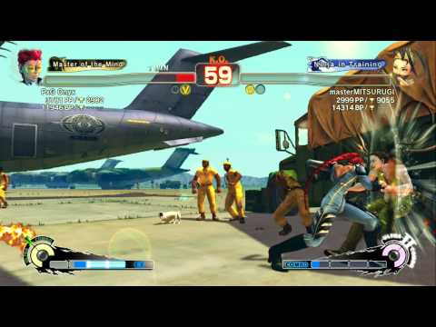 SSF4:A.E. :masterMITSURUGI vs PandaXGaming 24/7 Live stream Lobby