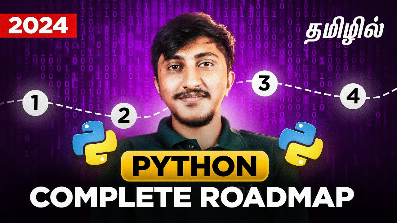 PYTHON FULL STACK DEVELOPER ROADMAP For 2024 | in தமிழ்