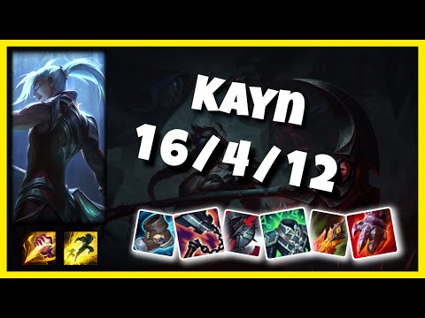 Kayn vs Fiddlesticks EU Challenger JUNGLE (16/4/12) - v10.25