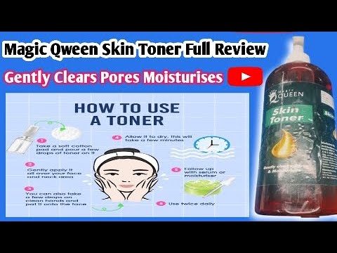 💦 Fresh & Oil-Free Skin Hack 💖 Magic Qween Toner Full Demo 😱 Real Review for Glowing Skin ✨