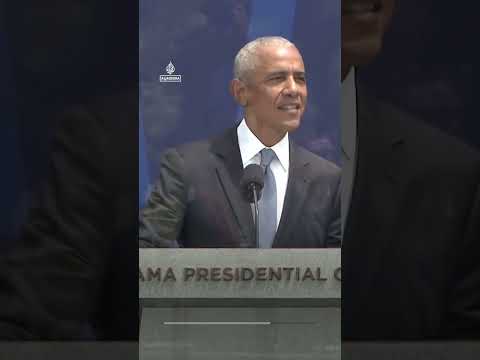 Obama opens presidential centre with call for unity | AJ Shorts