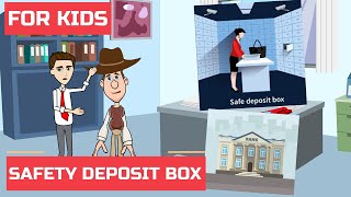 What is a Safe Deposit Box / Safety Deposit Box? Banking 101: Easy Peasy Finance for Kids, Beginners