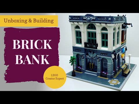 LEGO Creator Expert Brick Bank - 10251 - Unboxing and Speed Build