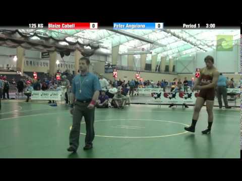 125 KG Blaize Cabell vs  Peter Anguiano