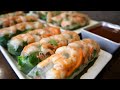 How to Make Vietnamese Spring Rolls With Peanut Sauce | Easy Shrimp Spring Rolls | Eats With Gasia