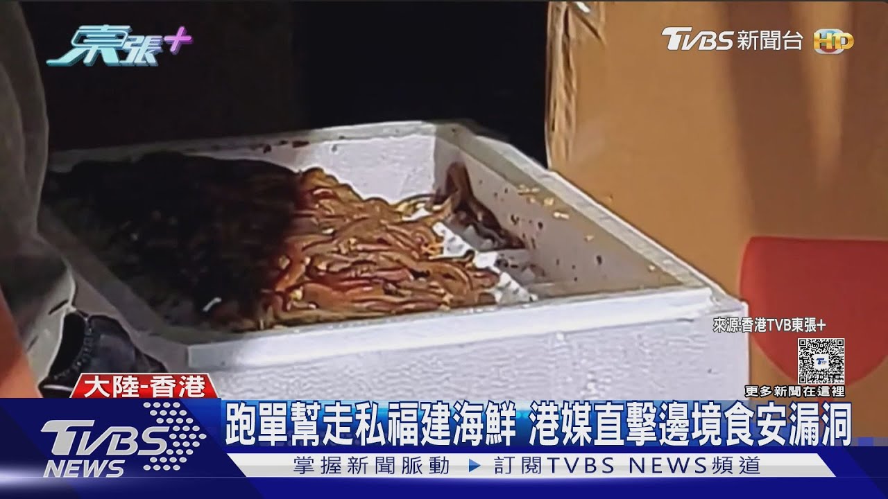 跑單幫走私福建海鮮 港媒直擊邊境食安漏洞