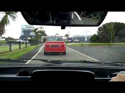 Alfetta Twin Spark chasing Alfa 75 TS