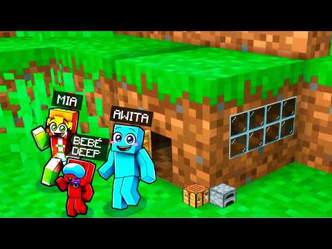 Living INSIDE A BLOCK for 100 Days in Minecraft....