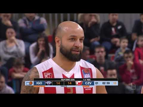ABA Liga 2018/19, Round 15 match: Igokea - Crvena zvezda mts (12.1.2019)
