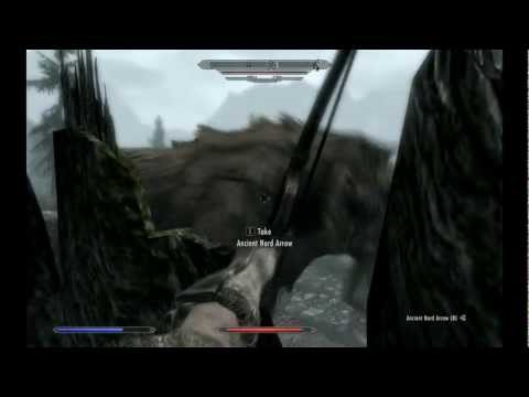 TES 5: Skyrim - Killing two mammoths (i am) at level 6