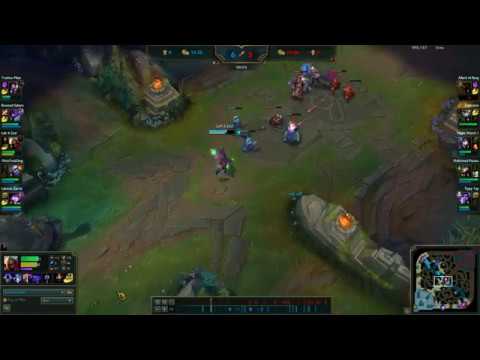 Zed 1v1 vs Ahri outplay