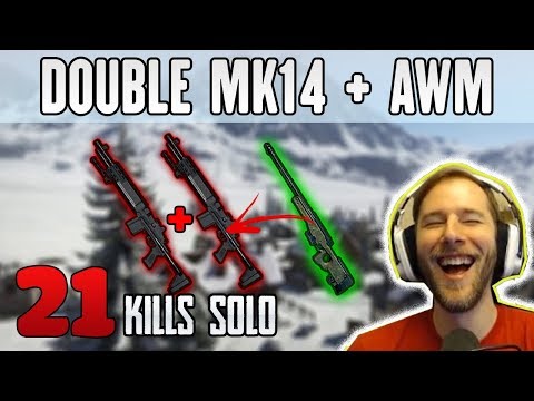 DOUBLE MK14 + AWM - ChocoTaco solo win 21 kills | PUBG HIGHLIGHTS TOP 1 #204