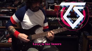 #twistedsister Twisted Sister love is for suckers (Guitar cover w/solo+lyrics)
