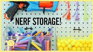 DIY | Best Way to ORGANIZE Nerf Collection!