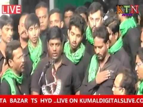 LIVE MAJLIS-E-VIDAY-E-AAYAM-E-AZA 7TH RABI-UL-AWWAL 1438 HIJJRI  2016 AT: CHOTI BARGAH