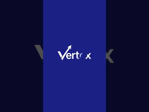 Vertex logo animation intro