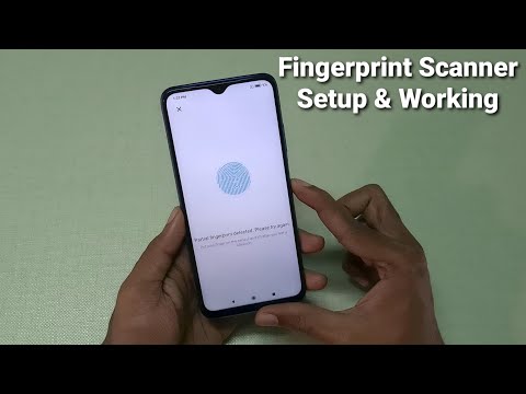 Redmi 9 Power Fingerprint Scanner Setup & Working