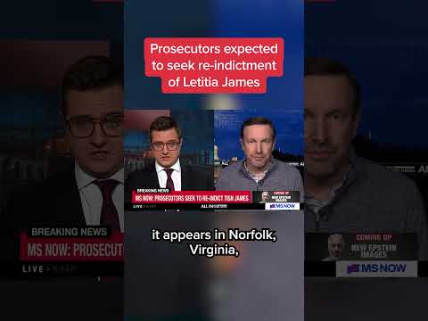 Prosecutors expected to seek re-indictment of Letitia James