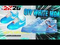 HOW TO MAKE Off White Blue Air Force 1 MCA IN NBA 2K26 NBA 2K26 Shoe Creator Tutorial