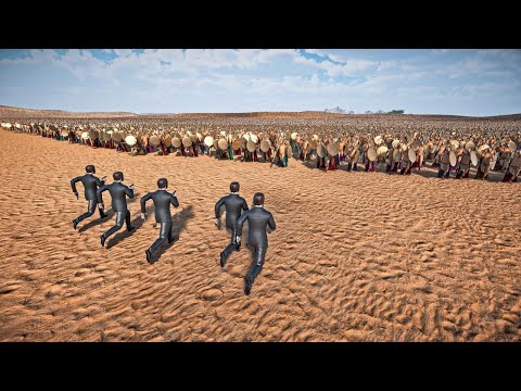 5 John Wick VS  2,000,000 Spartans - Ultimate Epic Battle Simulator 2 | UEBS 2