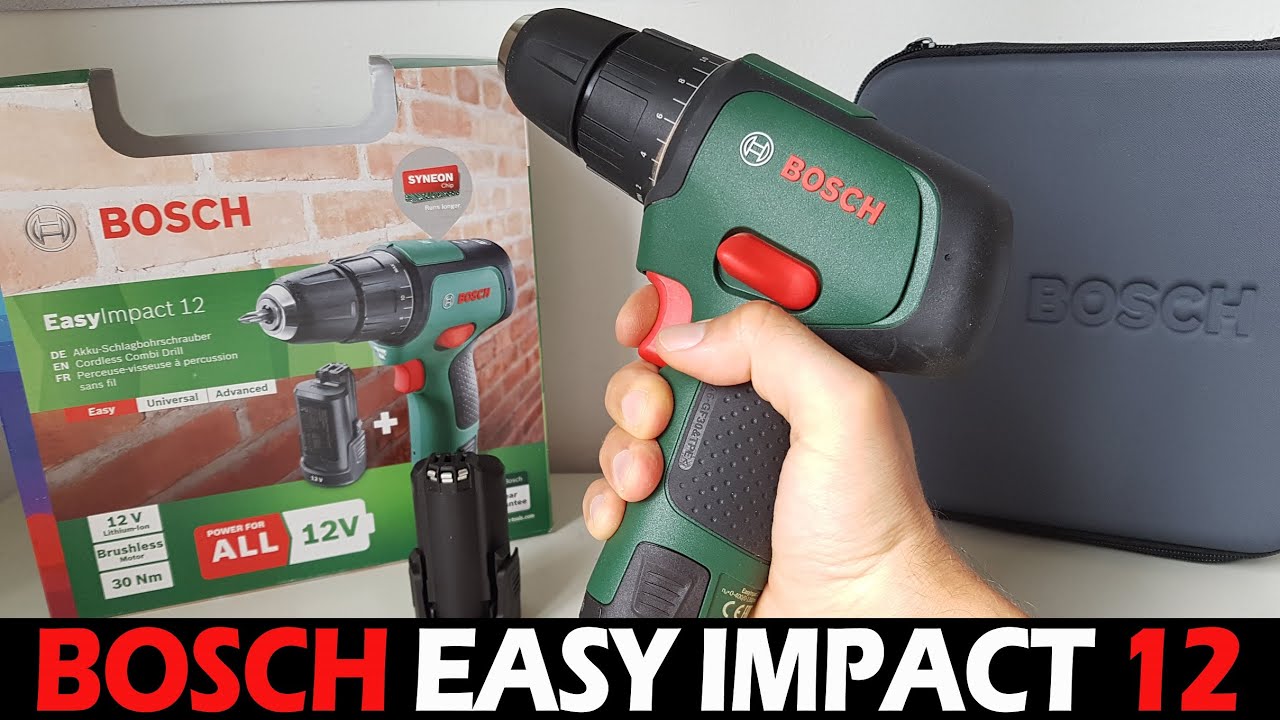 RECENSIONE: Bosch Easy Impact 12 - un trapano avvitatore a batteria potente e compatto