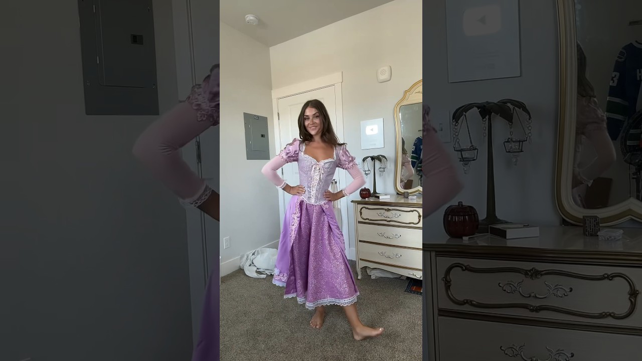 Making Rapunzel’s dress from Tangled!!! #sewing #tangledrapunzel #tangled