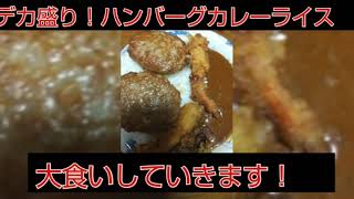 【大食い】約2.5キロ！ハンバーグカレーライスを20分以内チャレンジ