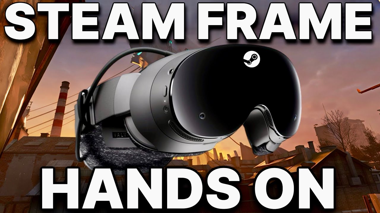 Steam Frame VR playing Half-Life Alyx in standalone mode demonstration