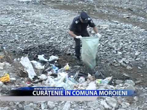 CURĂŢENIE ÎN COMUNA MOROIENI (Columna TV)