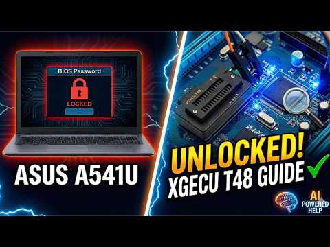 Putem sterge parola de BIOS la un Asus A541U cu ajutorul AI-ului ? Vom vedea !