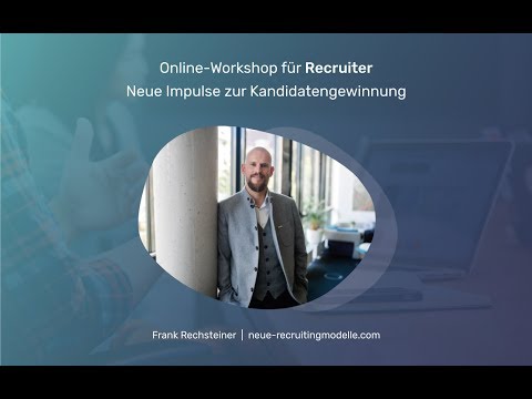 Recruiting Online Workshop für Recruiter
