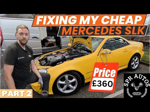 Fixing My CHEAP £360 Mercedes R170 SLK – What Did We Find? Rescue it? is it worth it? PART 2⚠️