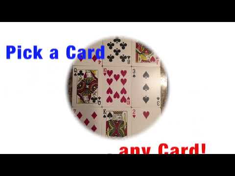 Pick a Card, Any Card, and I Will Remove Your Card - Easy Magic Trick - Card Trick Illusion