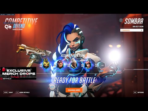 SUREFOUR INSANE TORBJORN + SOJOURN + SOMBRA SEASON 9 OVERWATCH 2 GAMEPLAY