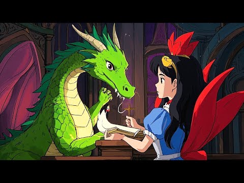 Alice in Wonderland - Fierce battle Alice vs Jabberwocky the Dragon