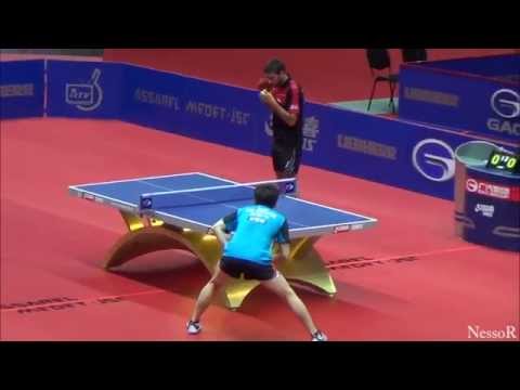 Minseok Kim (KOR) vs Kiril Popov (BG) - GAC Group 2015 ITTF World Tour
